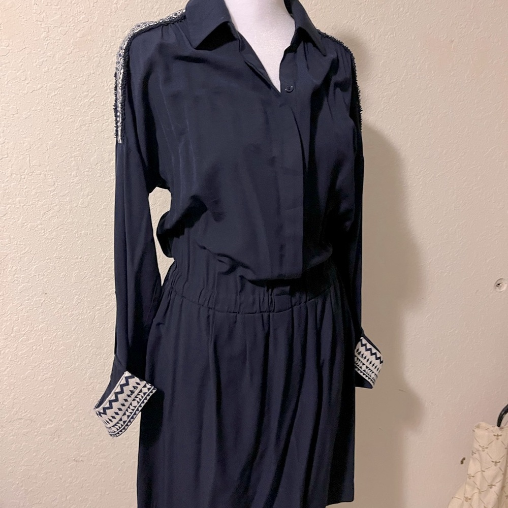 ab Arnaldo Bassini Button Down Dress